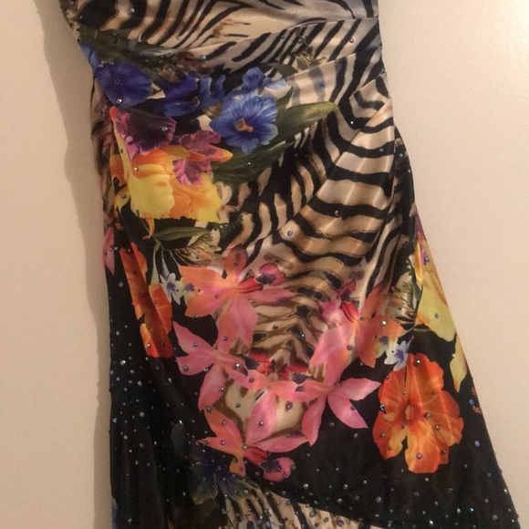 Zebra/Floral Dress - Picture 4 of 4
